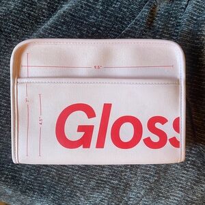 Glossier Beauty toiletry bag